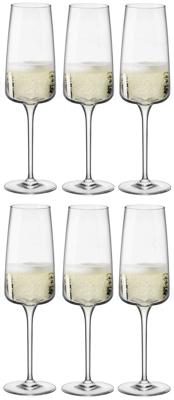 Bormioli Rocco Champagneglazen - Flutes - Nexo - 240 ml - 6 stuks