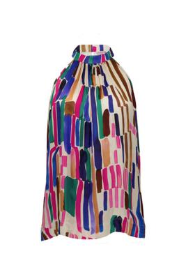 Saar spot top - multi color - 13808