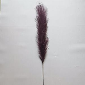 Pampas gras 130 cm donkerpaars kunstbloem - Buitengewoon de boet