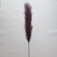 Pampas gras 130 cm donkerpaars kunstbloem - Buitengewoon de boet