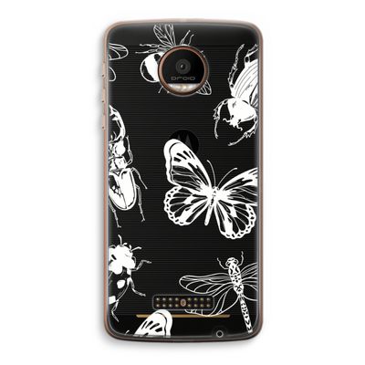 Tiny Bugs: Motorola Moto Z Force Transparant Hoesje