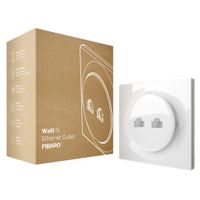 Fibaro Walli N wandcontactdoos 2 x RJ-45 Wit - thumbnail