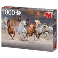 Premium Collection Paarden in de woestijn 1000 stukjes - thumbnail