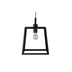 Hage verlichting hanglamp 28x28x37,5cm staal zwart.