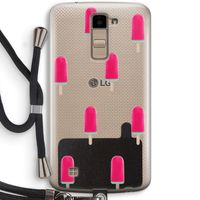 Waterijsje: LG K10 (2016) Transparant Hoesje met koord Waterijsje: LG K10 (2016) Transparant Hoesje met koord