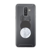 Marmeren cirkels: Samsung Galaxy A6 Plus (2018) Transparant Hoesje