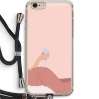 Wine: iPhone 6 PLUS / 6S PLUS Transparant Hoesje met koord