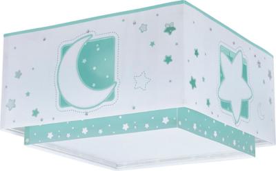 Dalber Vierkante plafondlampMoonlight turquoise - 63236H
