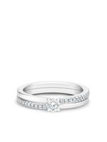 De Beers Jewellers anneau The Promise en or 18ct orné de diamants - Argent - thumbnail