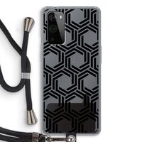 Geometrisch patroon: OnePlus 9 Pro Transparant Hoesje met koord