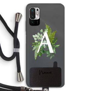 Green Brush: Xiaomi Redmi Note 10 5G Transparant Hoesje met koord