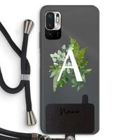 Green Brush: Xiaomi Redmi Note 10 5G Transparant Hoesje met koord