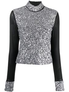 Gestuz blouse GlitzaGZ à ornements en cristal - Noir