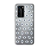 Eyes pattern: Huawei P40 Pro Transparant Hoesje