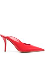 GIABORGHINI mules Abella 100 mm en cuir - Rouge