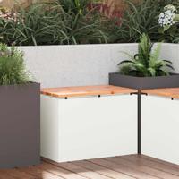 Tuinbank Wit 60 x 40 x 43 cm Staal