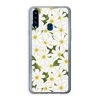 Summer Daisies: Samsung Galaxy A20s Transparant Hoesje Summer Daisies: Samsung Galaxy A20s Transparant Hoesje