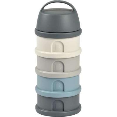 BEABA, Dosser Box, 4 compartimenten, mineraal grijs / blauw