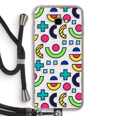 8-bit N°6: Samsung Galaxy J4 Plus Transparant Hoesje met koord