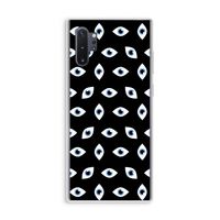 Eyes pattern: Samsung Galaxy Note 10 Plus Transparant Hoesje