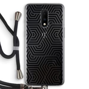 Magic pattern: OnePlus 7 Transparant Hoesje met koord