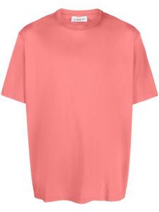 Lanvin t-shirt en coton à logo brodé - Rose