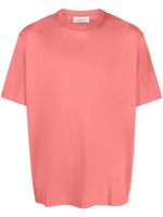 Lanvin t-shirt en coton à logo brodé - Rose