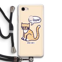 Miauw: Pixel 3 Transparant Hoesje met koord