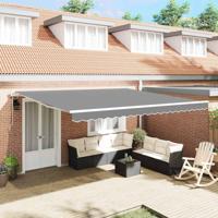 Markies Handmatig Wit 4 3,5 m Metaal