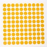 Reflector folie - 100 x rondje - geel