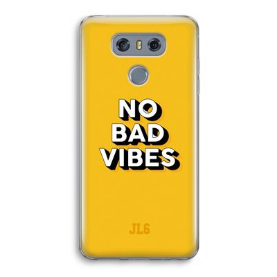 No Bad Vibes: LG G6 Transparant Hoesje