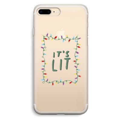 It's Lit: iPhone 7 Plus Transparant Hoesje