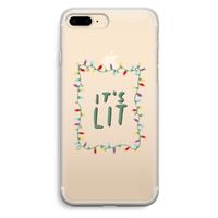 It's Lit: iPhone 7 Plus Transparant Hoesje