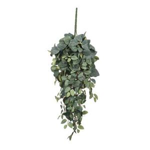 Mica Decorations Pilea Kunst Hangplant - L20 x B30 x H70 cm - Groen