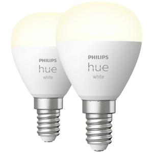 Hue LED-lamp (2 stuks) 871951435677100 Energielabel: G (A - G) Hue White E14 Luster Doppelpack 2x470lm E14 11.4 W Warmwit Energielabel: G (A - G)