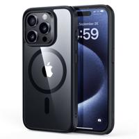 iPhone 15 Pro Classic Hybrid Case (HaloLock) - Clear Black - thumbnail