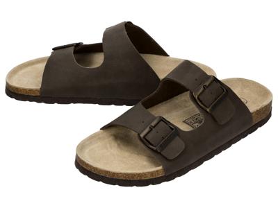 esmara Men Heren slippers (Donkerbruin, 45)