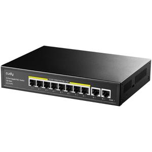 Cudy GS1010PE netwerk-switch Gigabit Ethernet (10/100/1000) Power over Ethernet (PoE) Zwart
