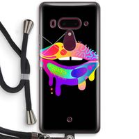 Lip Palette: HTC U12+ Transparant Hoesje met koord