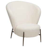 Orbit lounge stoel Danform wit
