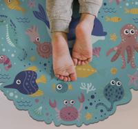 Vis illustraties onder water Vinyl tapijt voor Kinderen