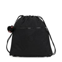 Kipling Supertaboo large drawstring bag-True Black