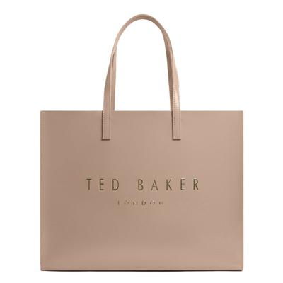 Ted Baker Crikon Crinkle Extra Large Icon Bag-Stone