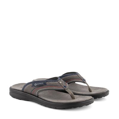 Travelin' Men - Flip flop - Grijs - Maat 44