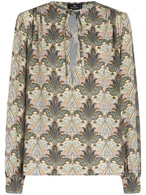 ETRO blouse à motif cachemire - Tons neutres