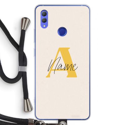 Amber Script: Honor Note 10 Transparant Hoesje met koord