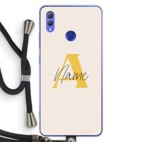 Amber Script: Honor Note 10 Transparant Hoesje met koord