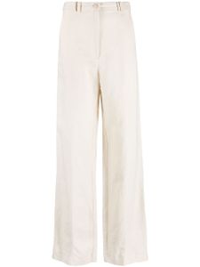 Patrizia Pepe pantalon de tailleur à taille haute - Tons neutres