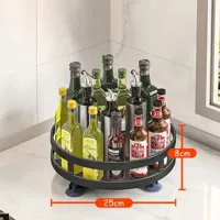 SpiceTurn Pro - 360° Draaiend Kruidenrek Organizer voor Keuken