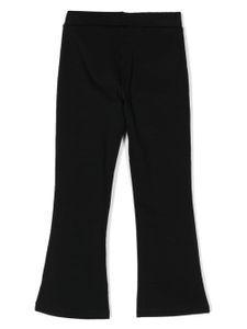 Aigner Kids pantalon de jogging à logo brodé - Noir